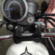 Honda CGX150 modified handlebar heightening and shifting