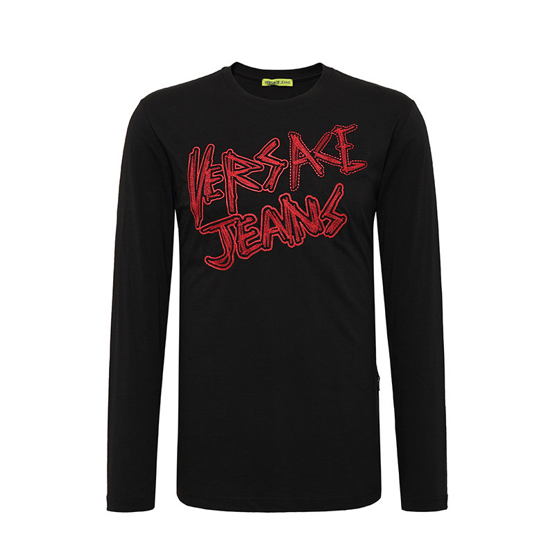 versace /范思哲男士长袖logo长t 邦琦国际T恤