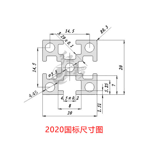 红锣工业铝型材欧标2020铝型材银白氧化铝材材料流水线铝合金方管 - 图2