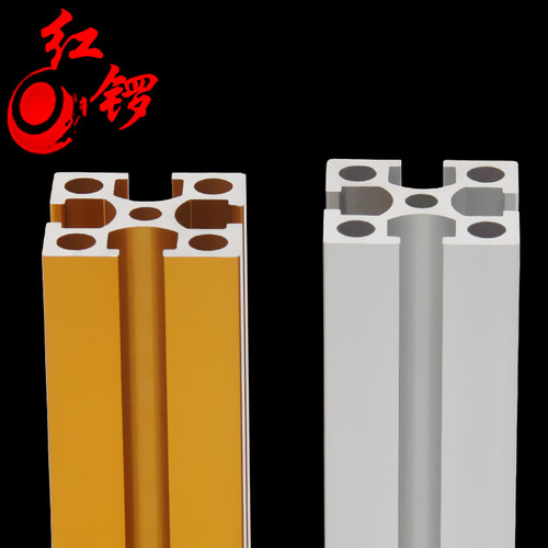 红锣3030铝型材国标工业流水线机架铝合金光伏支架加厚氧化30铝材 - 图1