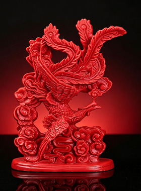 红朱砂龙缝摆件五爪御波祥龙化解阳宅冲墓阴宅冲墓奇门盘入墓冲墓