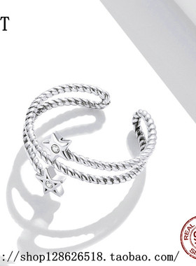 欧美开口戒指冷淡风高级感时尚