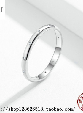 配饰繁星欧美风银戒指