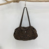 Small dirty cabinet South Korea Dongdaemun new leopard print canvas bag casual and versatile commuter portable shoulder tote bag