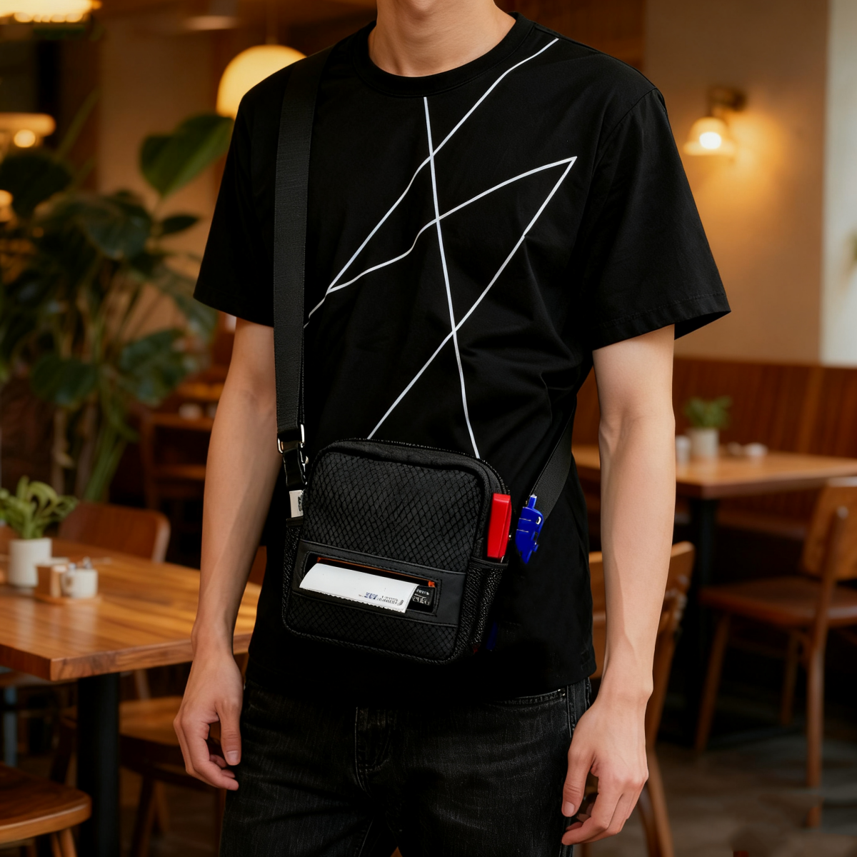 快递员蓝牙打印机包牛津布防刮结实耐用腰跨两用取件揽收专用包,淘宝优惠券,粉丝福利购,淘宝优惠卷