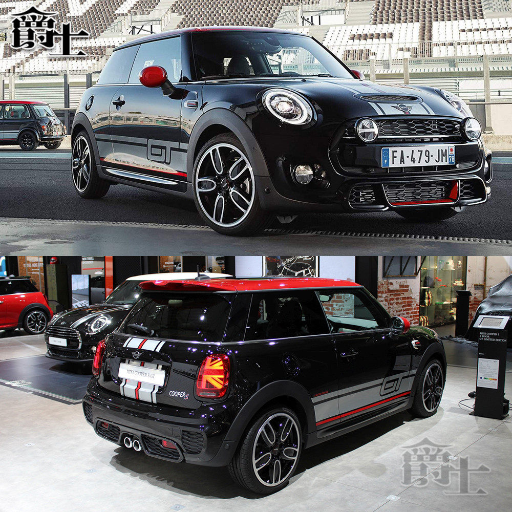 宝马mini改装拉花贴纸cooper车头贴countryman车身引擎盖装饰车贴