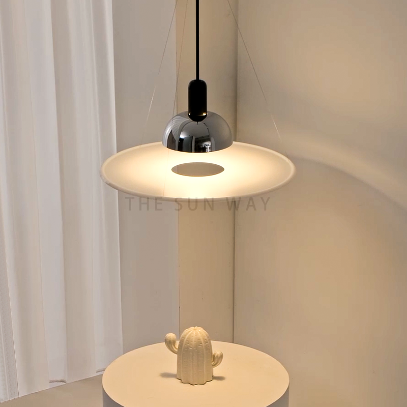 意大利飞碟floss吊灯设计师北欧极简餐厅餐吊岛台吧台餐桌-图0