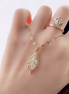 新款潮钛钢仿过敏不掉色锁骨链