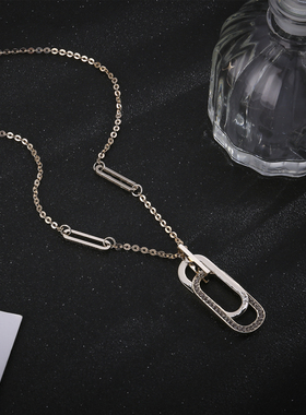 日韩风长款百搭ins配饰毛衣链