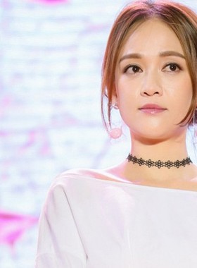 陈乔恩同款项链百搭日脖子蕾丝