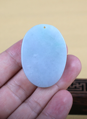 天然翡翠A货连年有余吊坠男女款