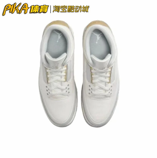 Air Jordan 3 AJ3潮流复古抓地支撑耐磨运动休闲鞋 FJ9479-100 KY - 图1