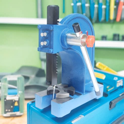 手动压力机 校直机用 冲床 手板压力机棘轮冲压机 1T 2T 3T 4T 5T - 图0