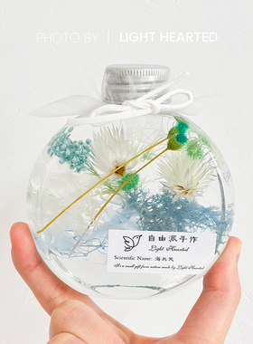 浮游花永生花干花桌面摆件礼物