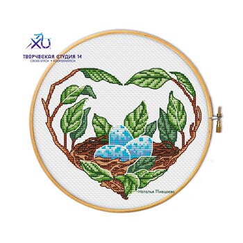 Liu Nian Jinxiu ແທ້ຈິງ DMC embroidery thread cross-stitch ຕົນເອງຈັບຄູ່ກັບພືດທີ່ບໍ່ແມ່ນພິມຮູບຫົວໃຈ.