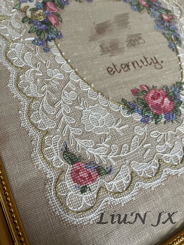 刘年锦绣 正品DMC线R线十字绣自配套件 非印花 DIM03794 蕾丝婚礼 - 图0