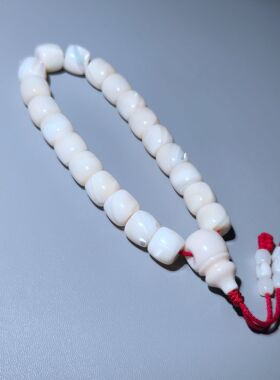 释宏藏式老型螺钿珍珠母贝念珠