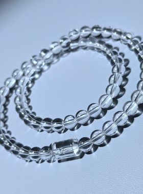 天然喜马拉雅水晶5MM双圈手链