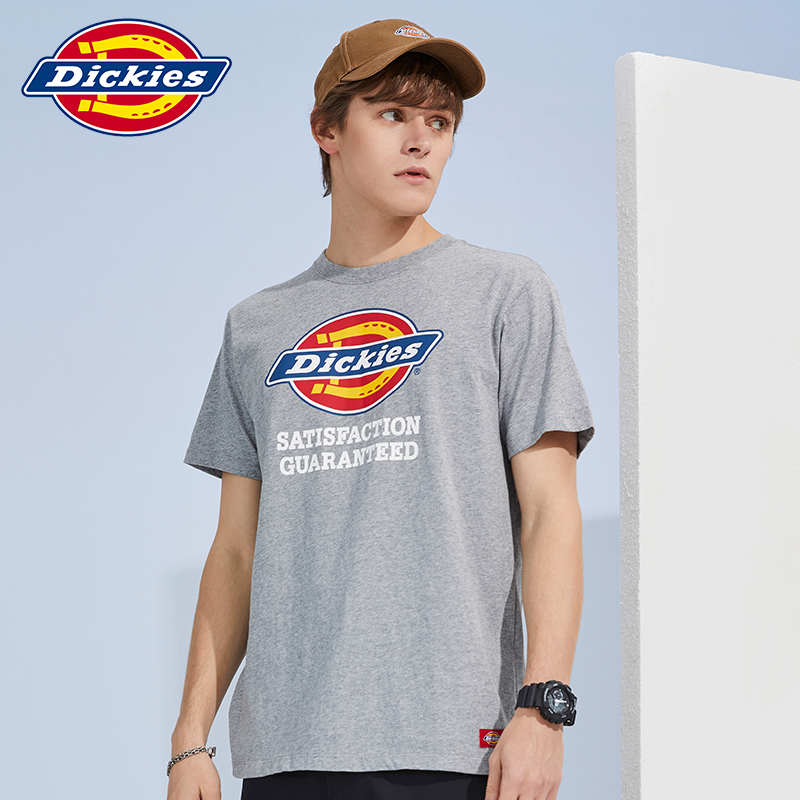 Dickies短袖T恤男潮牌百搭宽松LOGO印花夏季情侣新品全棉圆领TEE-图0