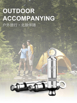 North Wolf Movement Commanding High Frequency Whistles Double Antrum Non-nuclear Mega Volume Courtson Rescue Signal Mini Whistle 063