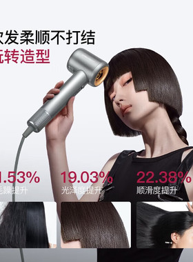 酷鲨护发高速吹风机速干无叶便携 大风量负离子低噪