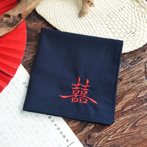 BU управлял чистым хлопковым вышитым носовым платком, заказывая обручальное ручной носовой платок дракона и феникса 100 лет хорошо вместе вместе