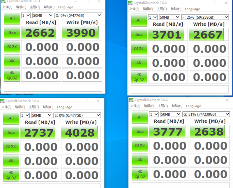 M.2 nvme固态硬盘 PCIE拆分卡X16转4盘位 pcie4.0 gen4 JHH - 图3