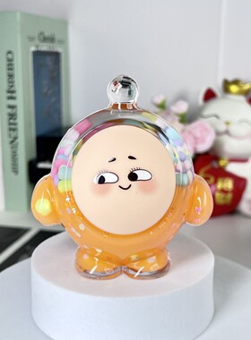 蛋仔潮玩新品盲盒手办桌面摆件入油流沙卡通可爱超大号装饰小摆件