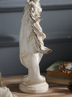 美式复古马头摆件入户玄关好寓意马到成功装饰品做旧氧化镁工艺品