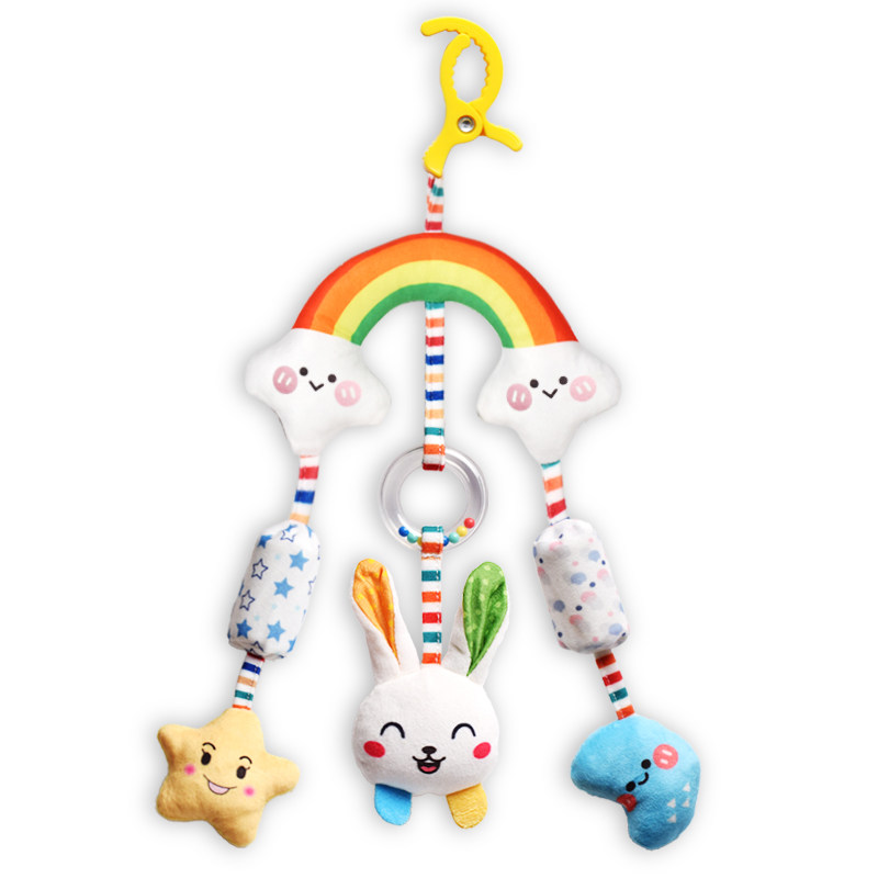 婴儿车风铃宝宝推车挂件床挂安抚摇铃玩具车载安全座椅挂饰0到1岁,淘宝优惠券,粉丝福利购,淘宝优惠卷