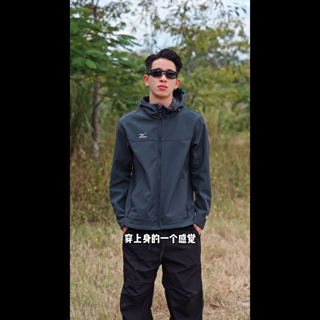 Mizuno/美津浓秋冬季户外休闲加绒软壳衣男女士防风防水夹克外套,淘宝优惠券,粉丝福利购,淘宝优惠卷