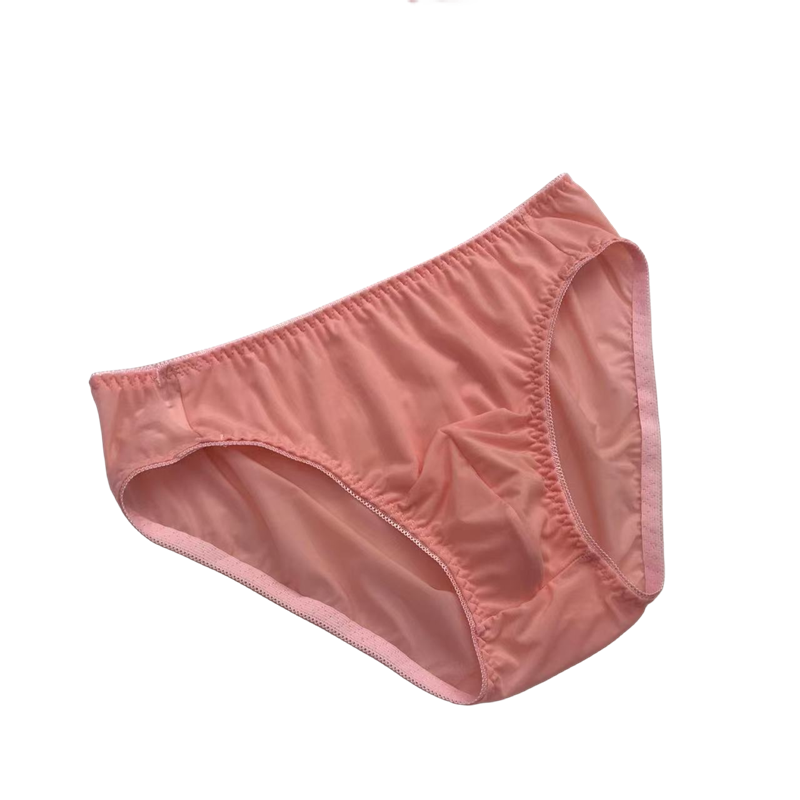 外贸日单新款超薄丝滑冰丝弹力柔软贴身面料男式日常舒适花边内裤 - 图3