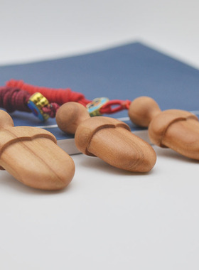 手工桃木肥刀尚方饱剑桃木剑项链宝剑宝宝随身挂件吊坠