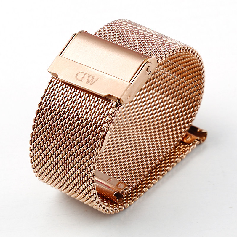 dw表带男女金属不锈钢米兰丹尼尔 国祥表带配件