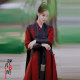 Black ladies Hanfu female swordsman night clothes ancient costume