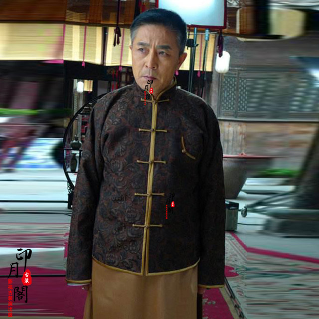 Late Qing Dynasty and Republic of China style men's shopkeeper costume