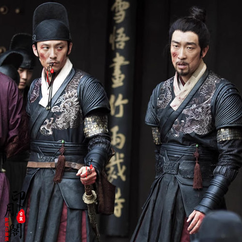 影视古装明朝锦衣卫飞鱼服男武侠古装侠客服明朝男古装刺绣侍卫服 - 图2