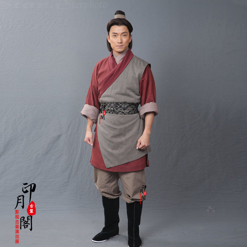 影视装唐朝宋朝明朝男士汉服商人员外管家老爷杂役群演老百姓古装