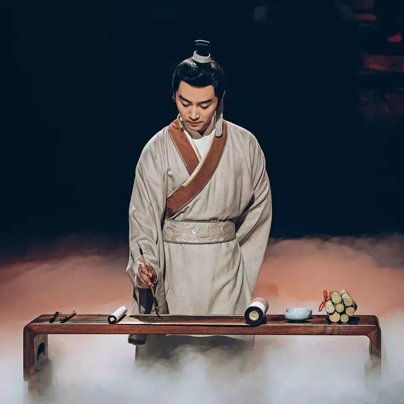 唐朝宋朝男古装汉服唐宋八大家李白杜甫白居易同款书生服诗人古装