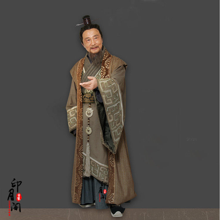 影视古装剧组群演古装男汉服古装将军便装大臣服配角富商棉麻武侠_虎窝淘