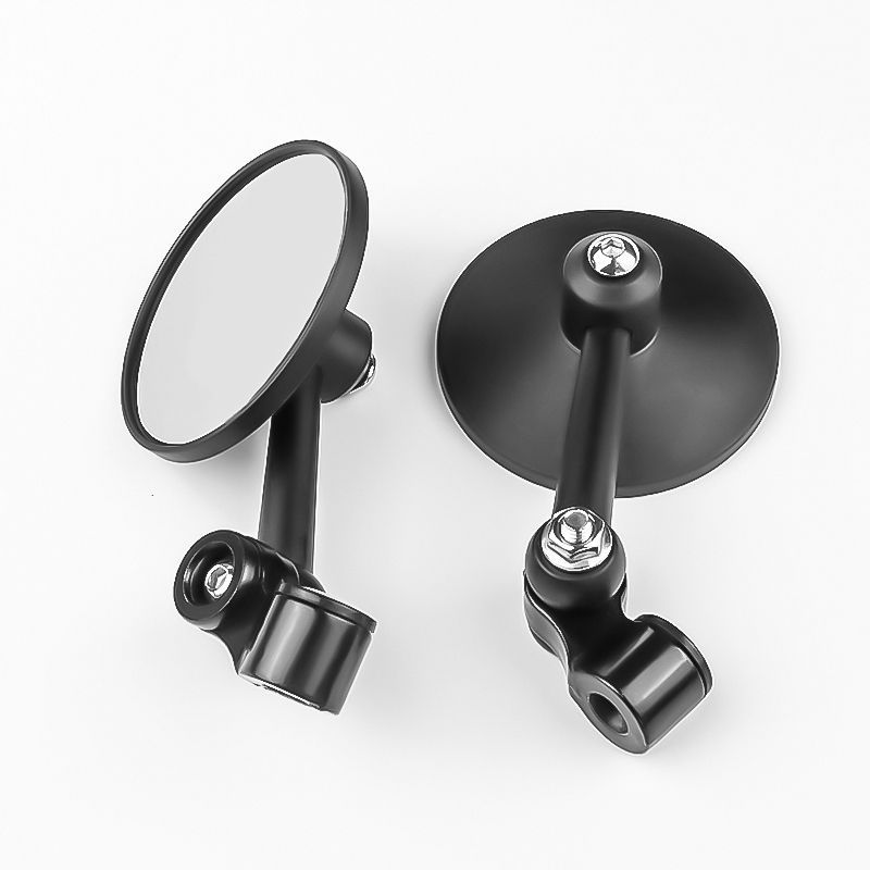 适用九号电动车E80C/E125/E150/E200/E300PMK2后视镜复古反光圆镜 - 图3