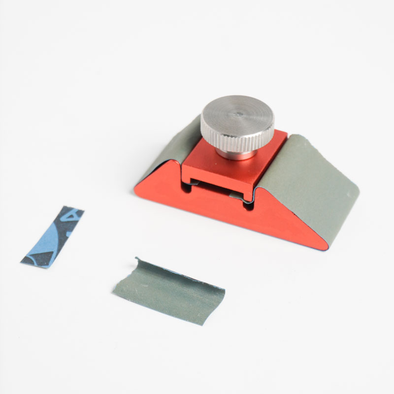 铝合金砂纸架打磨夹平面抛光DIY模型手工手动砂纸打磨器工具夹具 - 图1