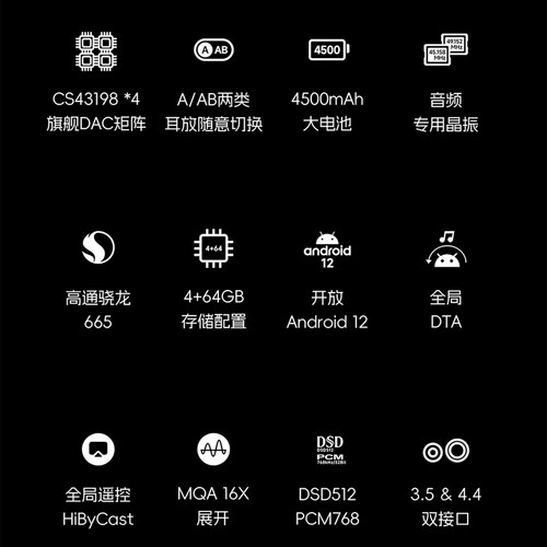 HiBy海贝R6III三代2025版发烧HiFi无损音乐MP3国砖安卓随身听R63 - 图1