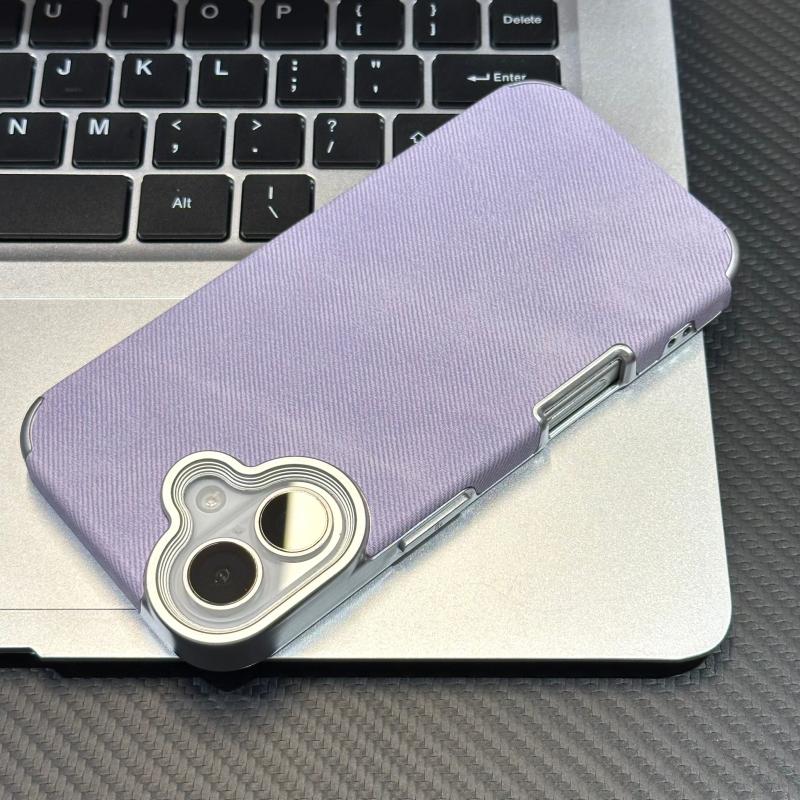 秋冬款彩色牛仔纹适用苹果17/16promax手机壳iPhone15Pro全包防摔14pm女款电镀13全包防摔12/11男防滑保护套-图2