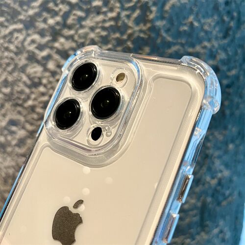 透明四角防摔适用苹果13手机壳16/15proiphone14promax新款全包11/12简约x - 图1