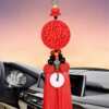 Car cinnabar exquisite pendant double-sided pendant in car