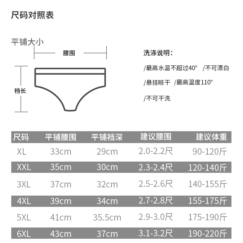 高腰男士三角内裤男纯棉宽松100%全棉中老年人爸爸短裤头深裆底裤 - 图2