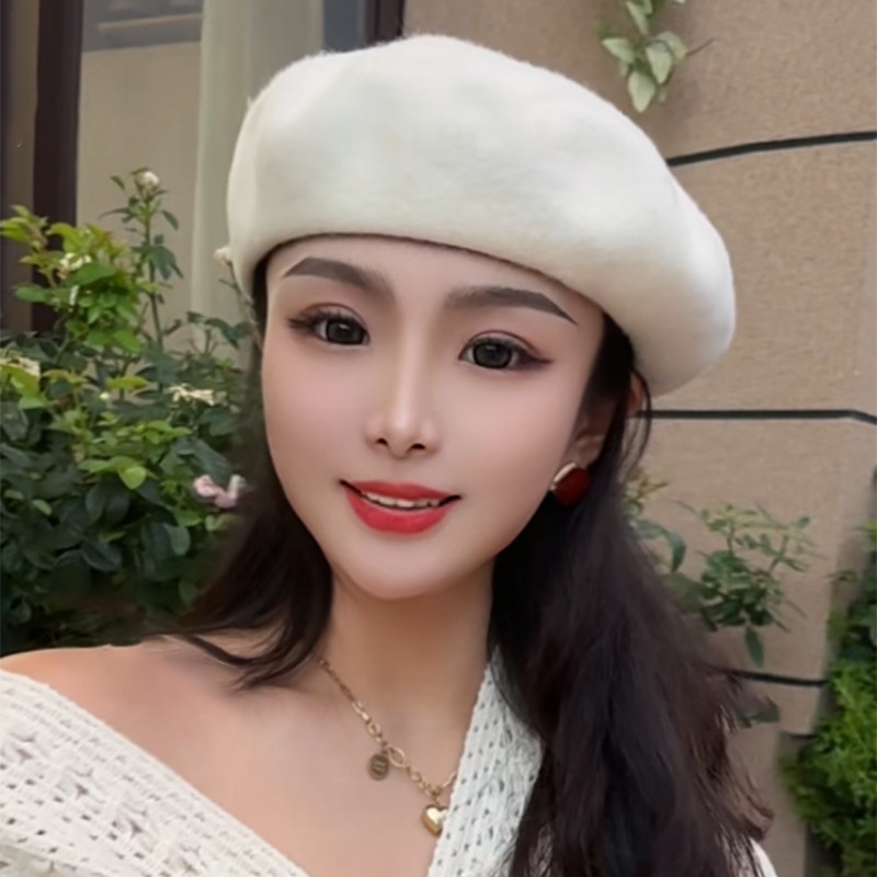 大头围修饰脸型春秋季不挑脸型显脸小英伦复古贝雷帽子女日系百搭,淘宝优惠券,粉丝福利购,淘宝优惠卷
