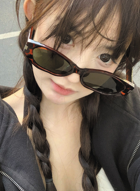2025新款复古可可镜猫眼夏季遮阳墨镜女款潮辣妹度假偏光太阳眼镜