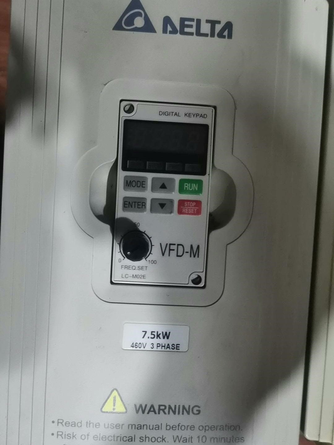 原装台达变频器VFD075M43A   7.5KW  380 - 图0